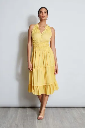 T-Tahari Halter Midi Dress