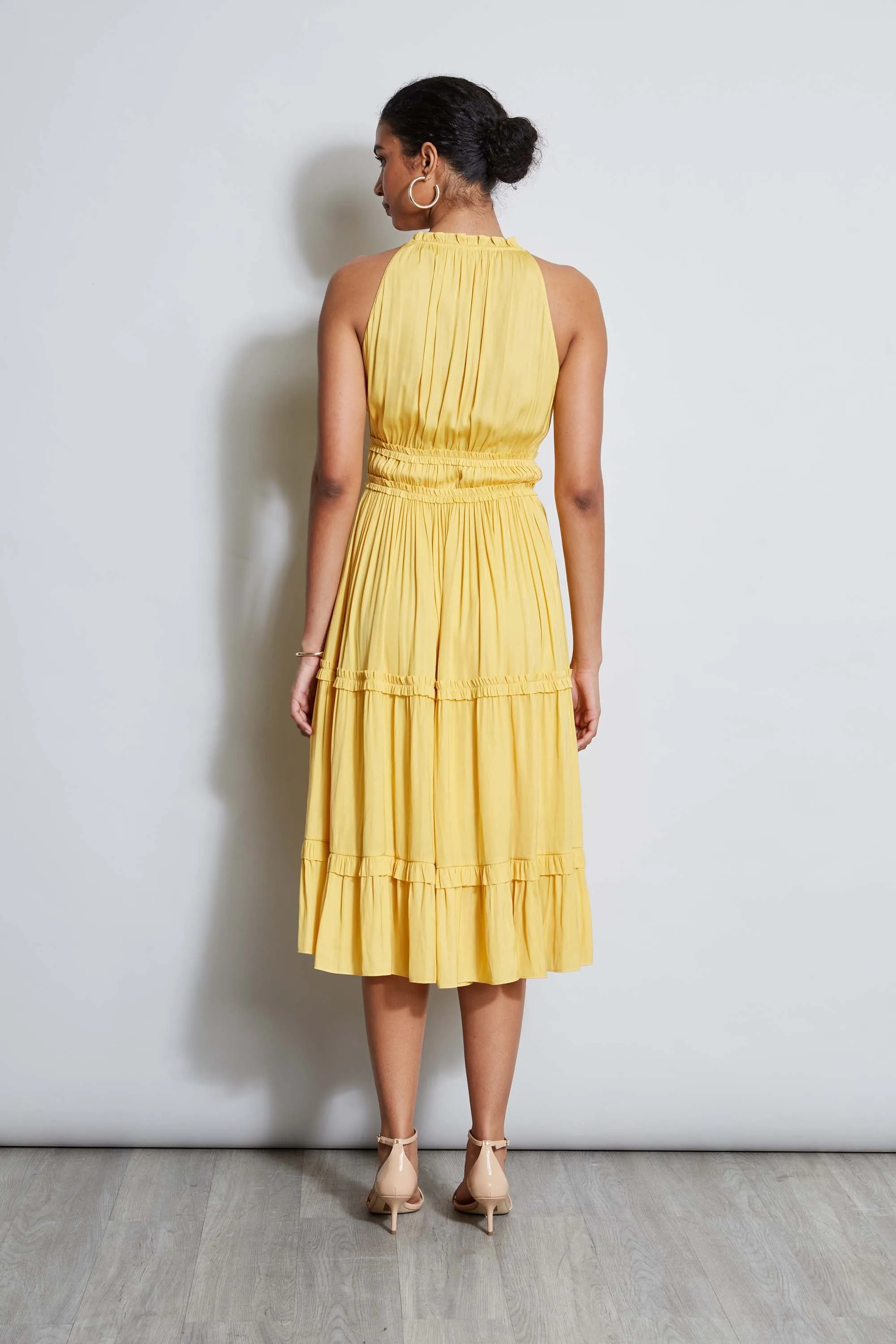 T-Tahari Halter Midi Dress