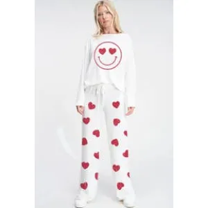 TB625G1055 Phil Love Heart Smile  LoungeWear Set