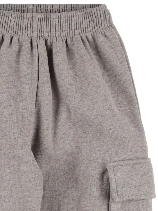 The New Society   Cotton cargo sweatpants 