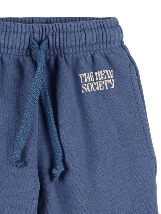 The New Society   Printed cotton sweatpants 