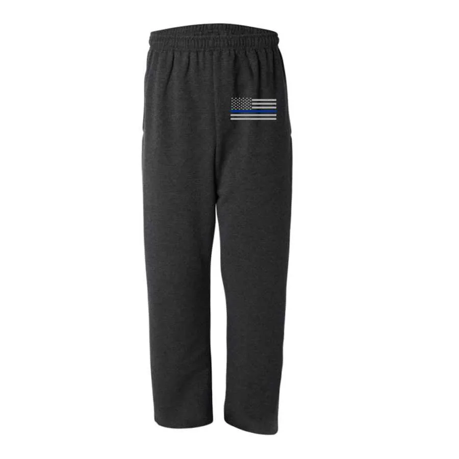 Thin Blue Line Flag Sweatpants, Unisex