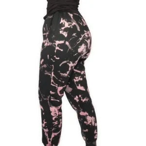 TIE DYE SWEATPANTS - PINK LOVE