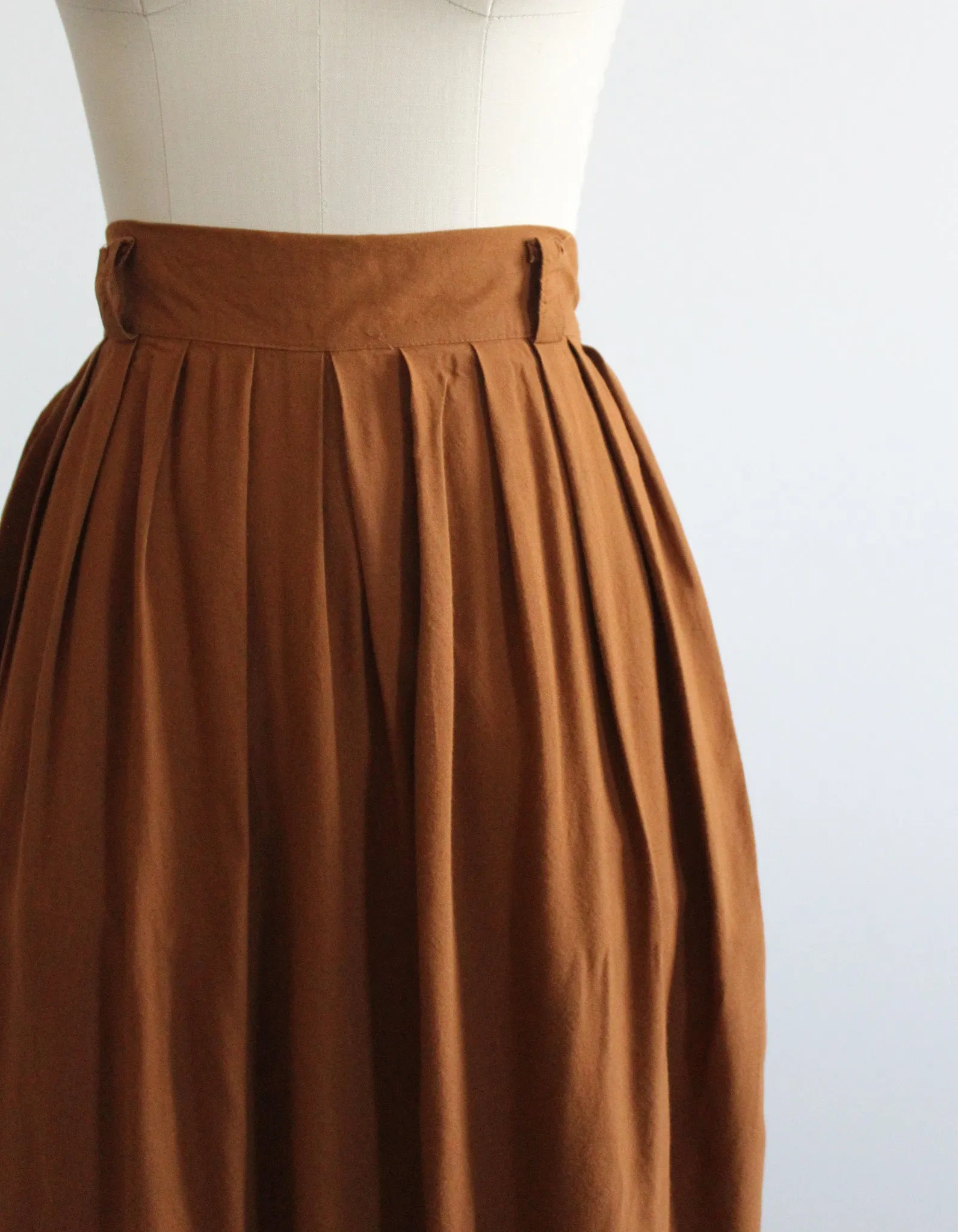 tobacco midi skirt