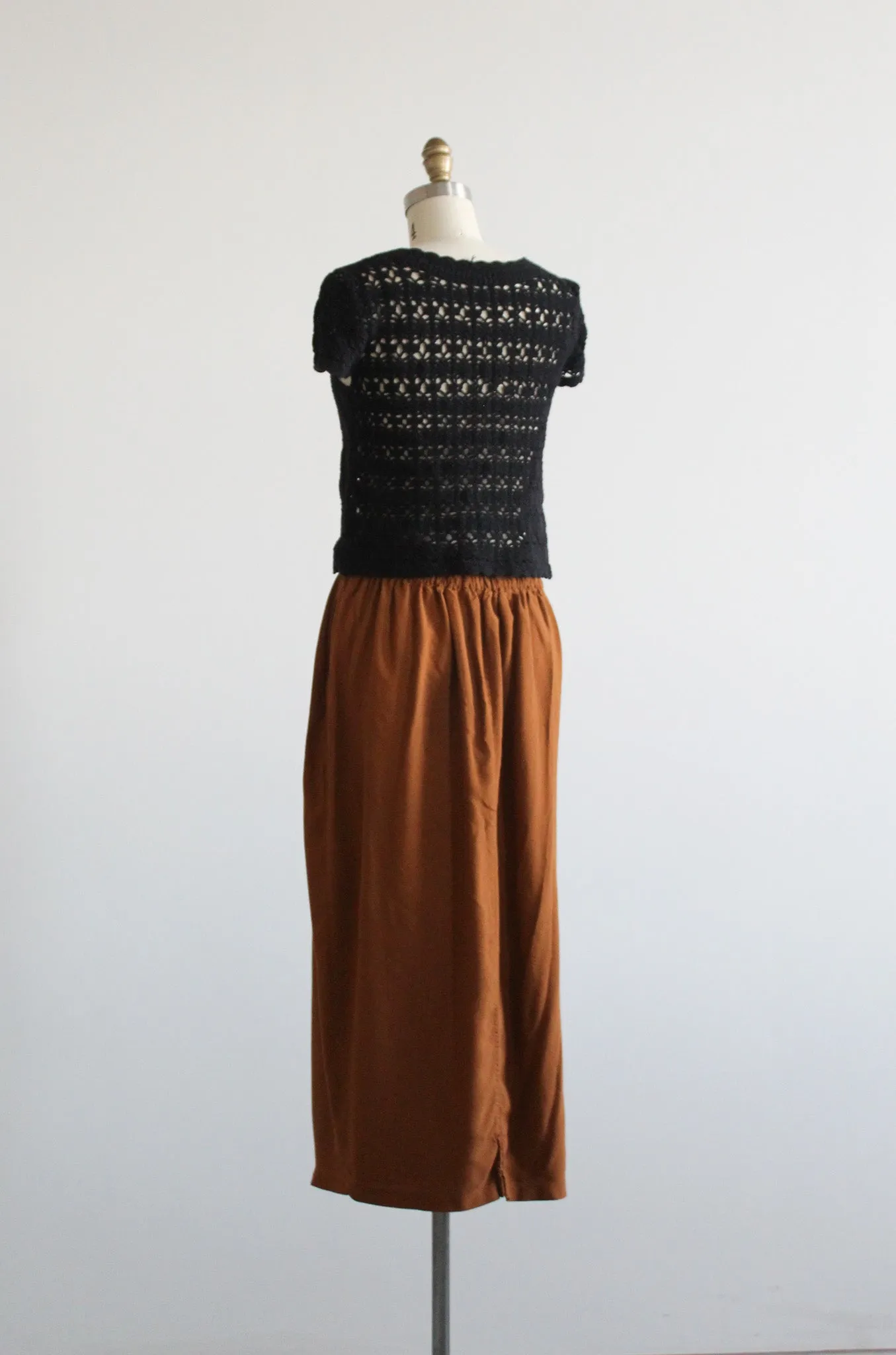 tobacco midi skirt