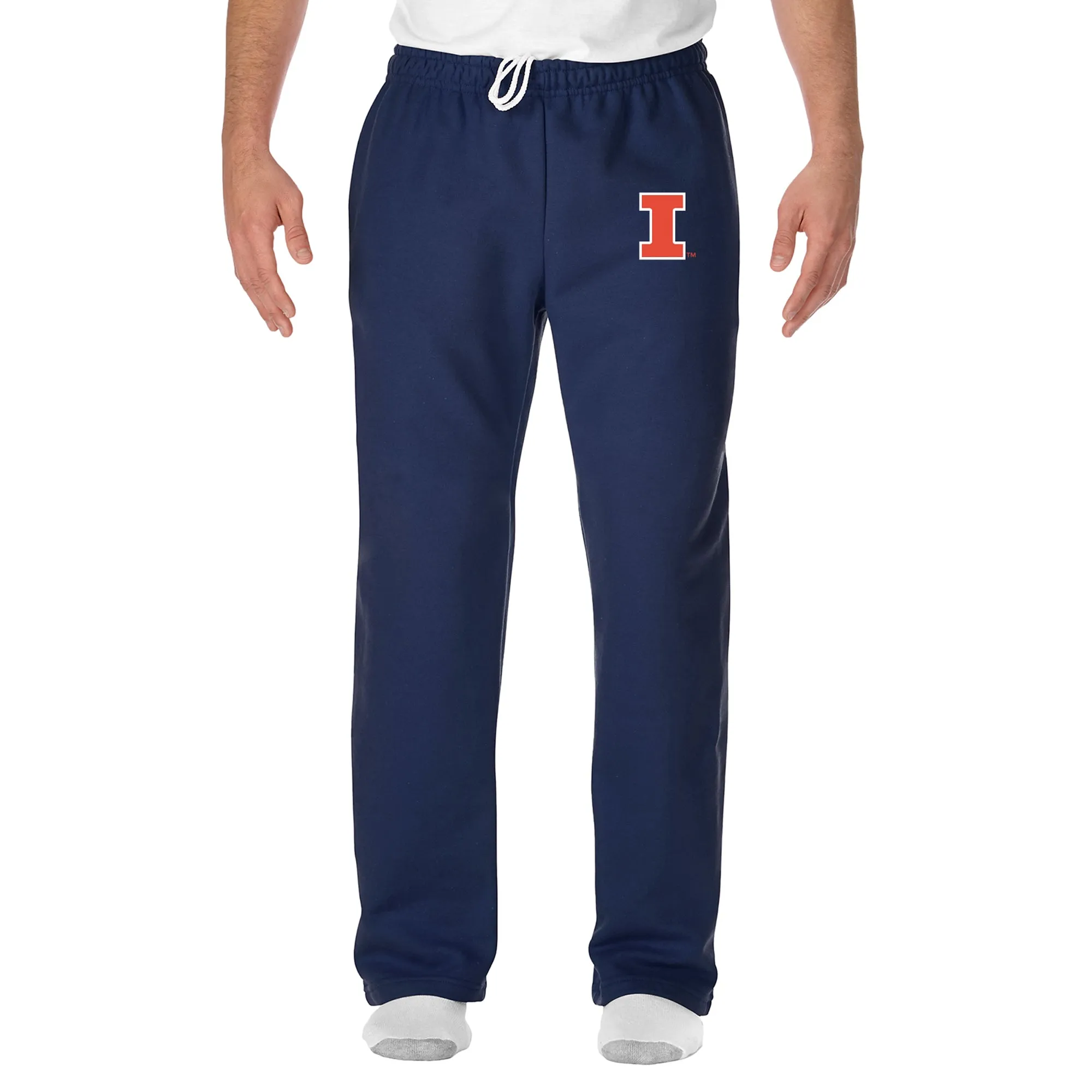 University of Illinois Fighting Illini Primary Logo Sweatpants - Navy