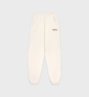 Upper East Side Sweatpant - Cream