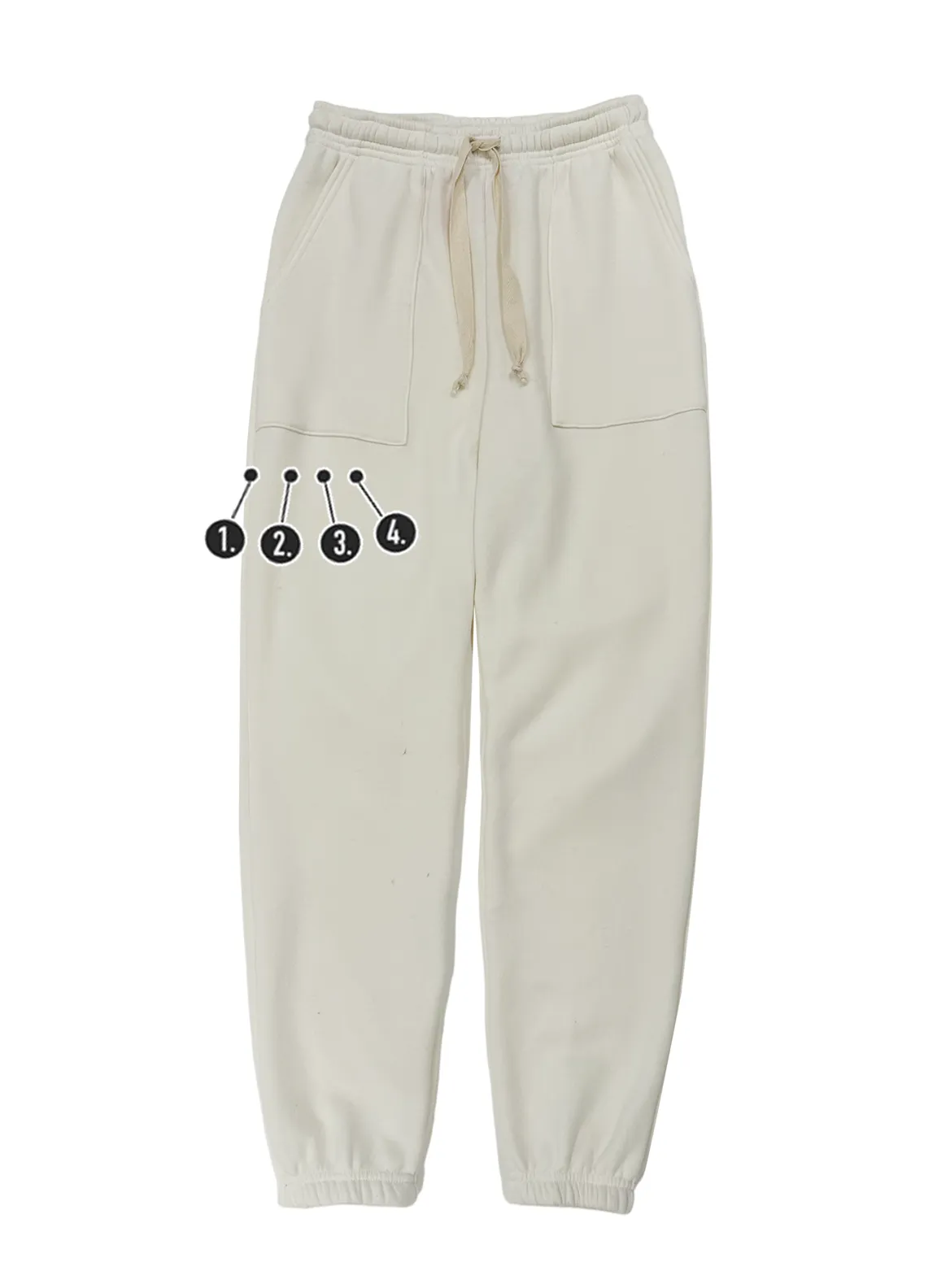 V-Day 4 Mini Horizontal Thigh Unisex Sweatpants