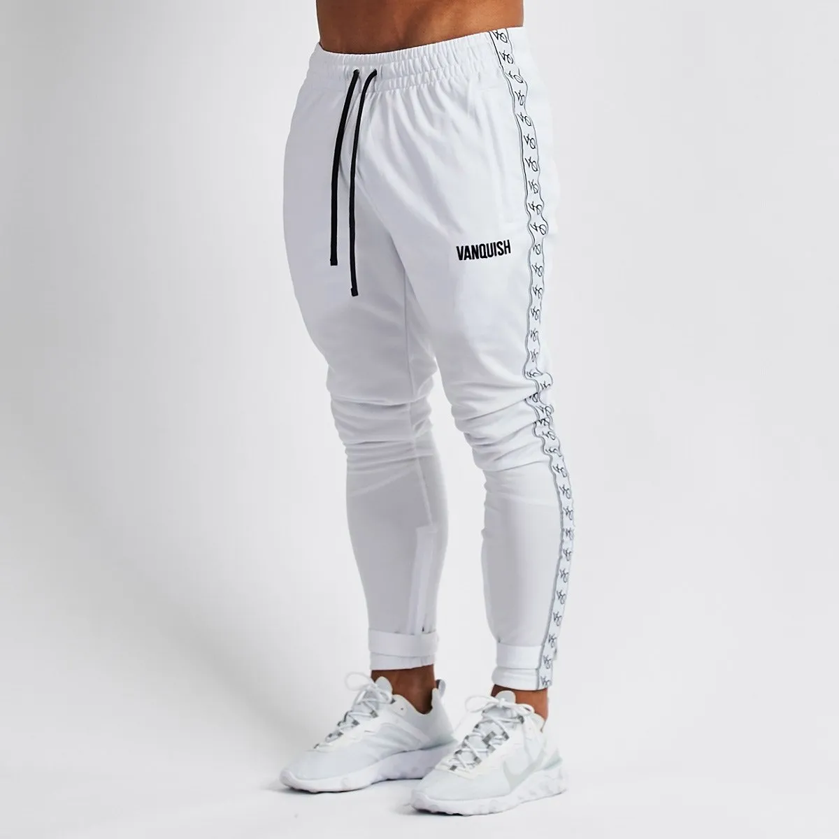 Vanquish LT v2 Men's White Tapered Track Pants