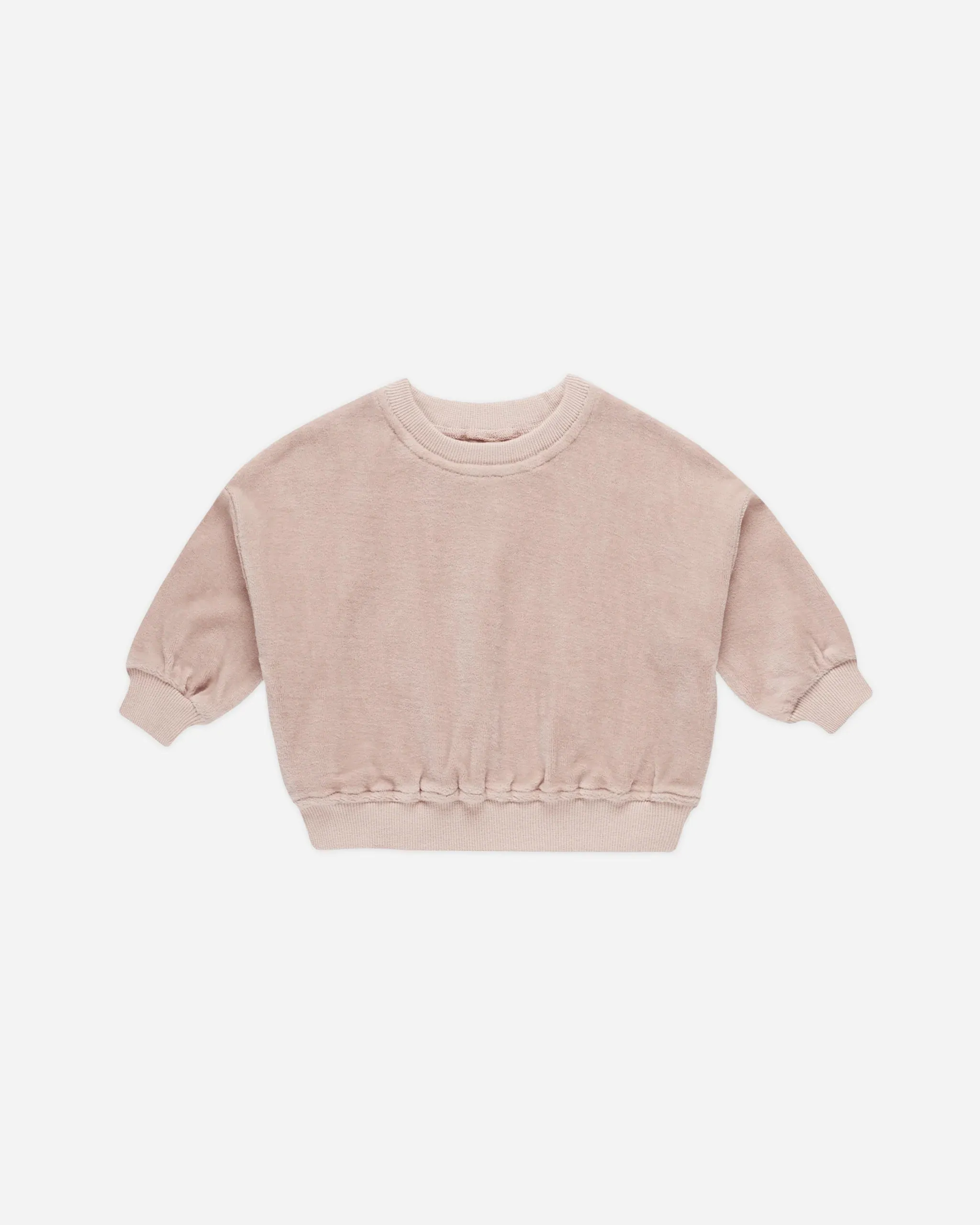 Velour Relaxed Sweatshirt