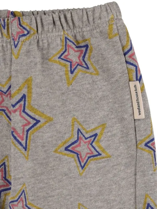 Weekend House Kids   Printed cotton sweatpants 