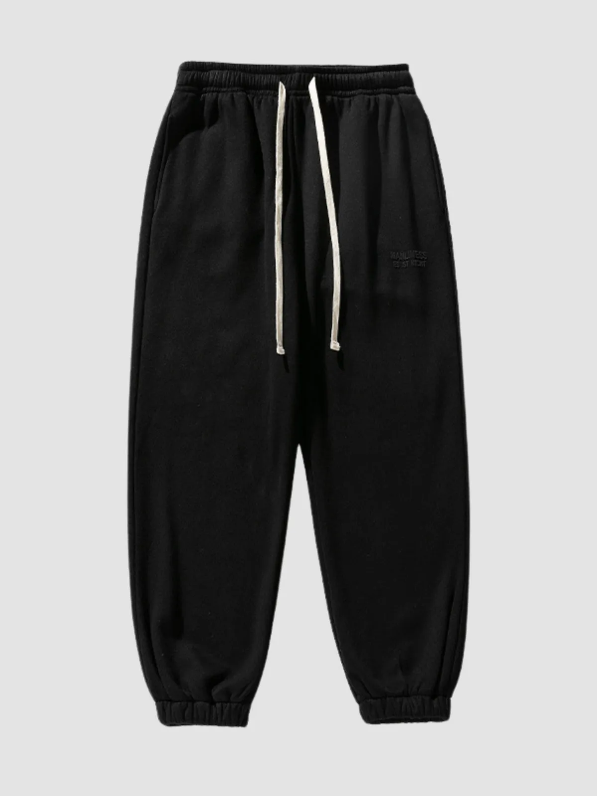 WLS Retro Japanese Print Loose Long Sweatpants