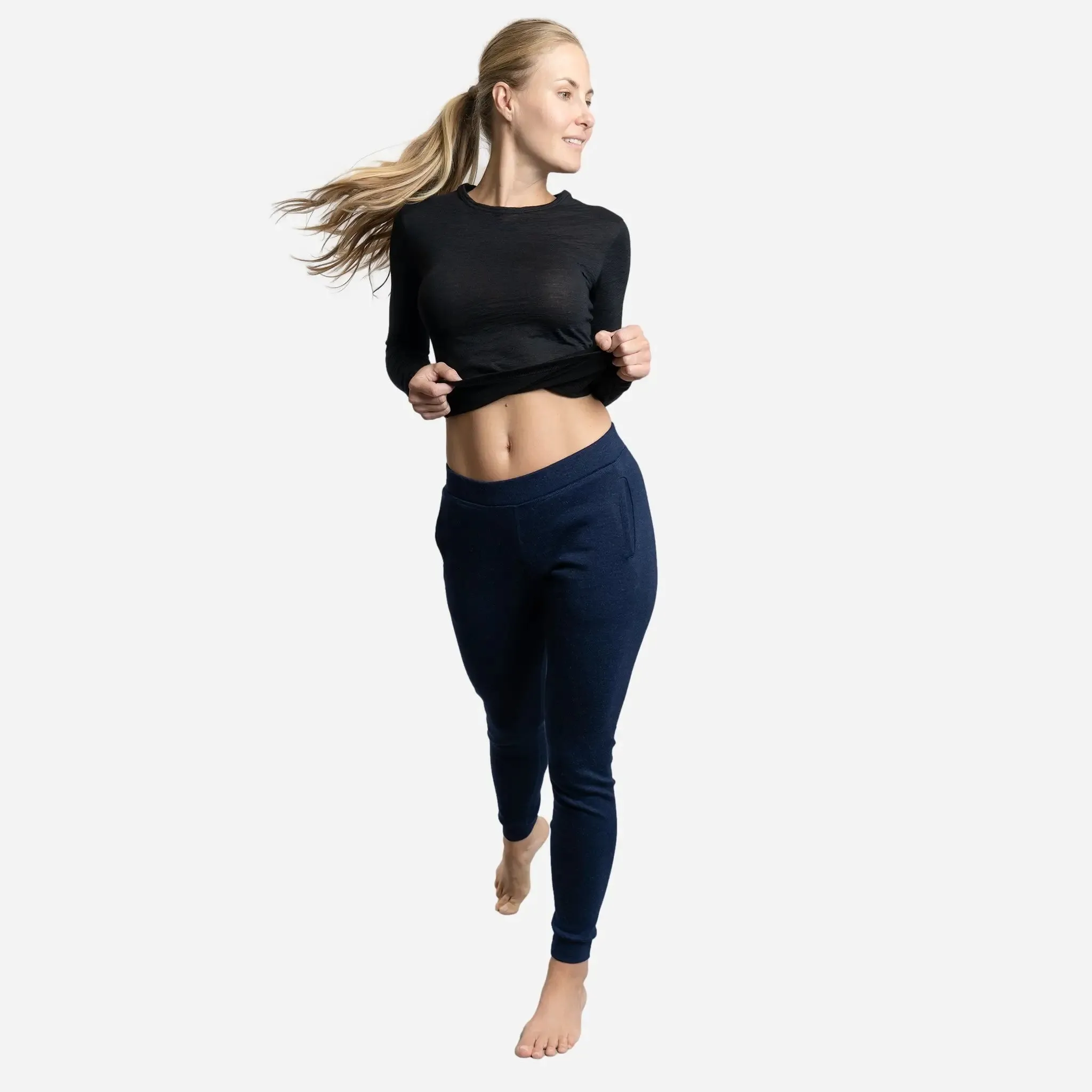 Women's Alpaca Wool Sweatpants: 420 Midweight