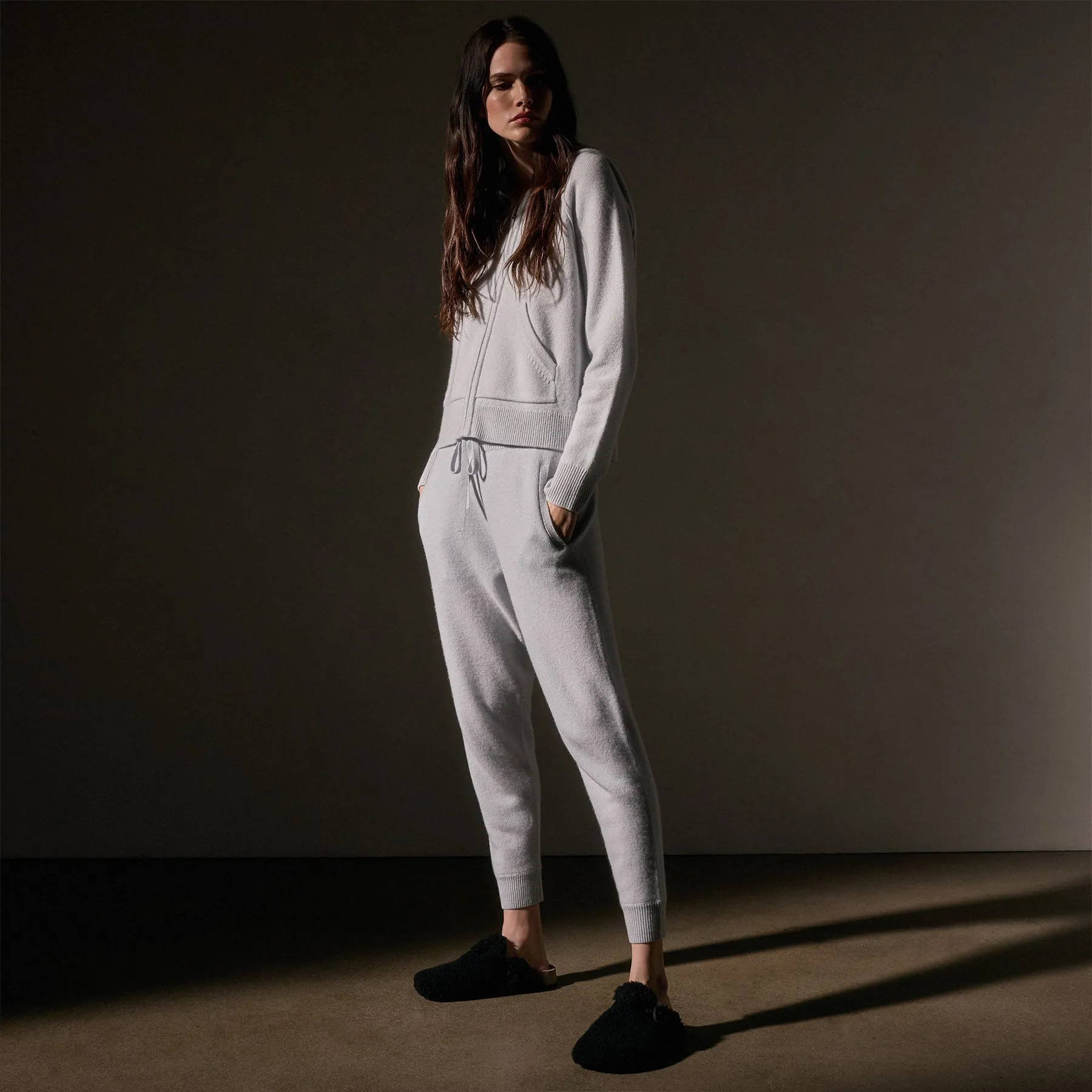 Women's Cashmere Track Suit Gift Set - Pale Blue