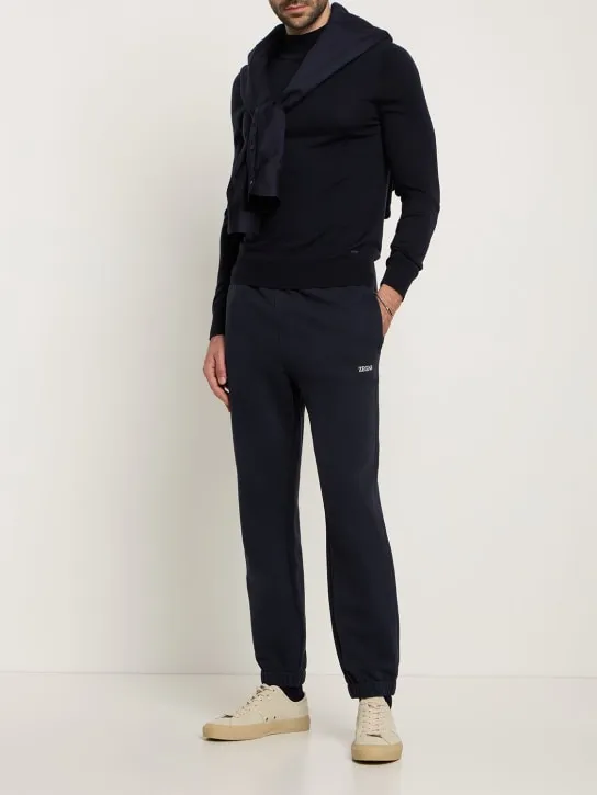 Zegna   Cotton sweatpants 