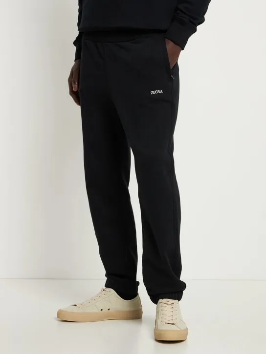 Zegna   Cotton sweatpants 