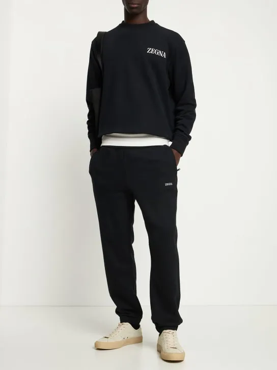 Zegna   Cotton sweatpants 