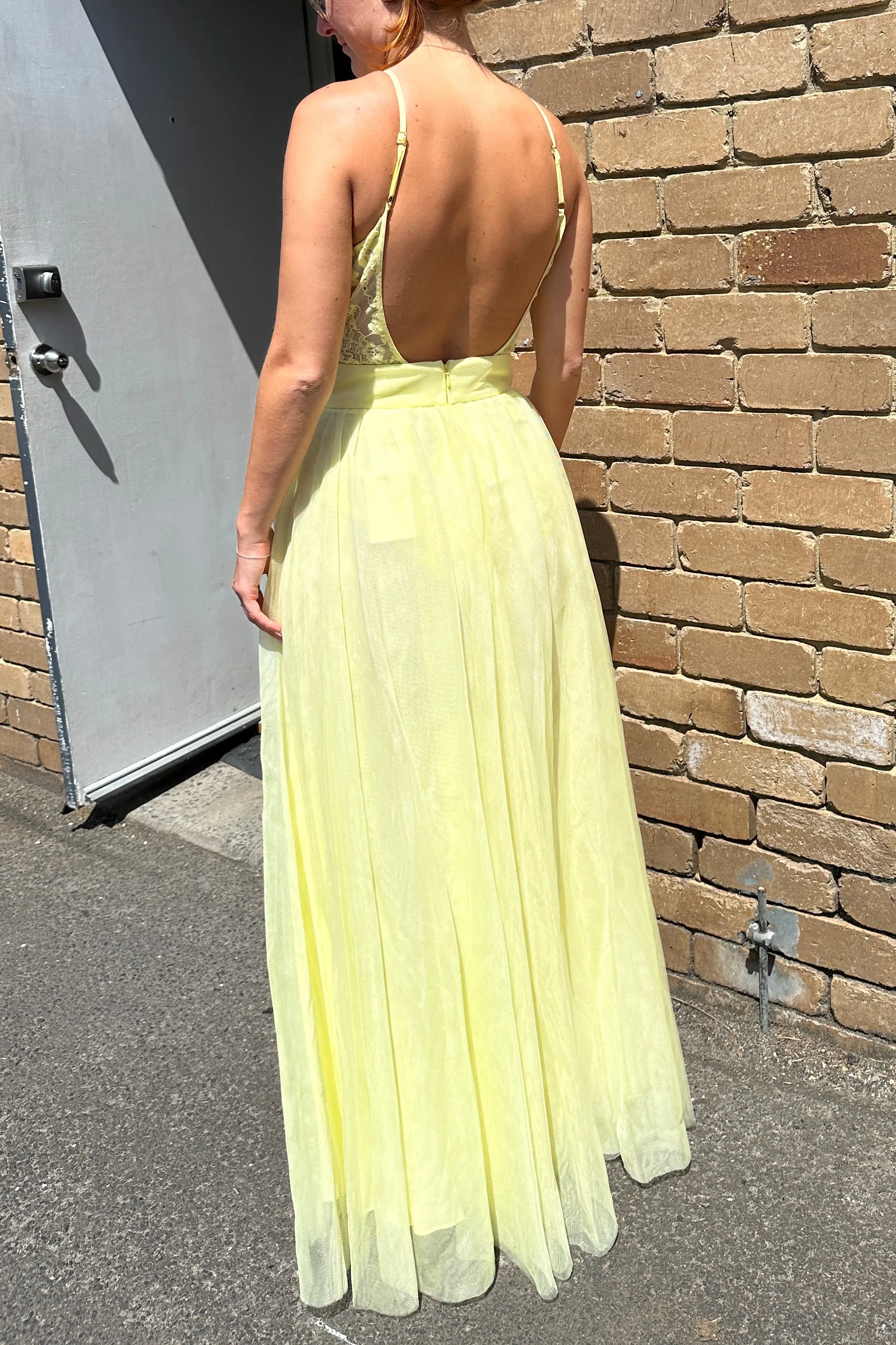 Zimmermann Tulle Skirt - Lemon