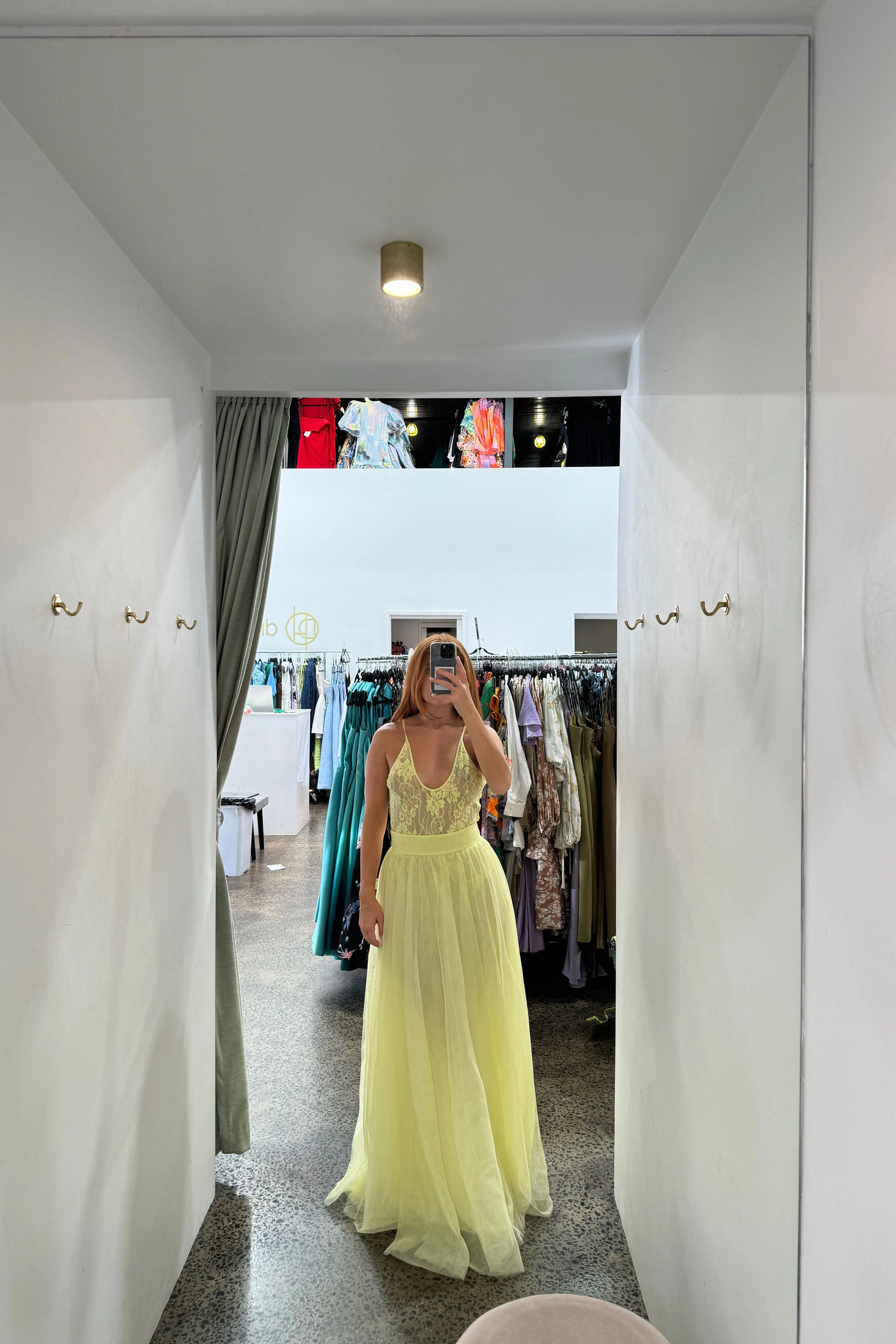 Zimmermann Tulle Skirt - Lemon